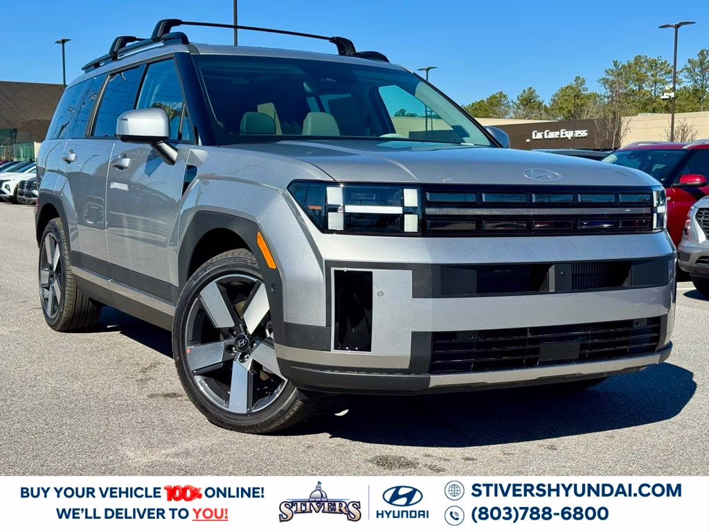 2026 Shimmering Silver Pearl Hyundai Santa Fe Limited FWD SUV