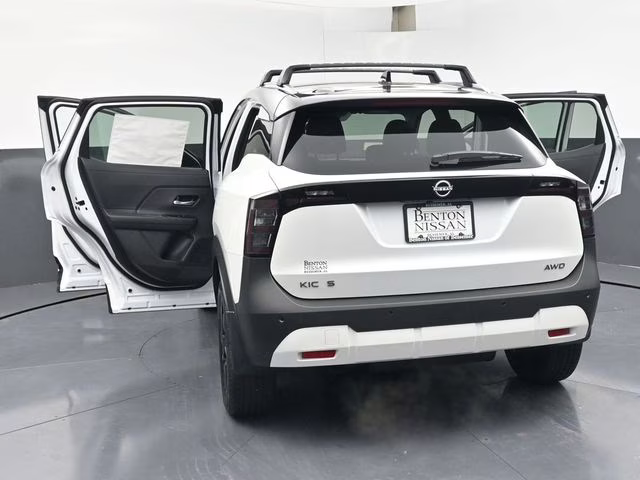 2026 Aspen White/Super Black Nissan Kicks SV AWD SUV