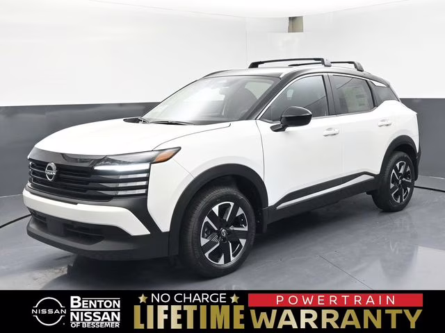 2026 Aspen White/Super Black Nissan Kicks SV AWD SUV