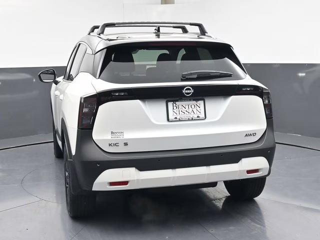 2026 Aspen White/Super Black Nissan Kicks SV AWD SUV