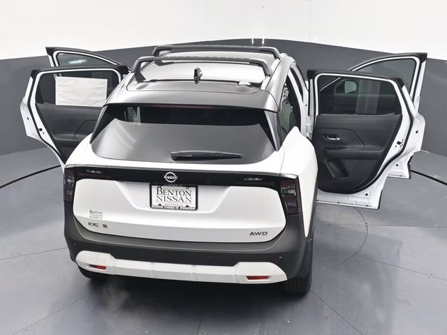 2026 Aspen White/Super Black Nissan Kicks SV AWD SUV