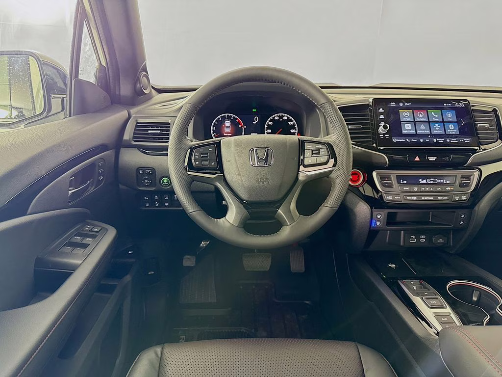 2026 Platinum White Pearl Honda Ridgeline Black Edition AWD Truck