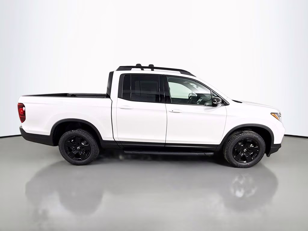 2026 Platinum White Pearl Honda Ridgeline Black Edition AWD Truck