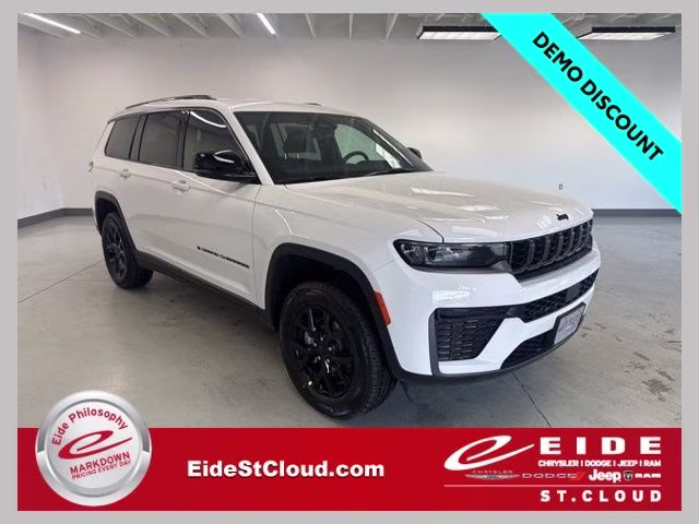2026 Bright White Clearcoat Jeep Grand Cherokee L Altitude 4X4 SUV