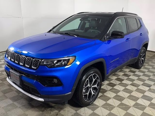 2026 Hydro Blue Pearlcoat Jeep Compass Limited 4X4 SUV