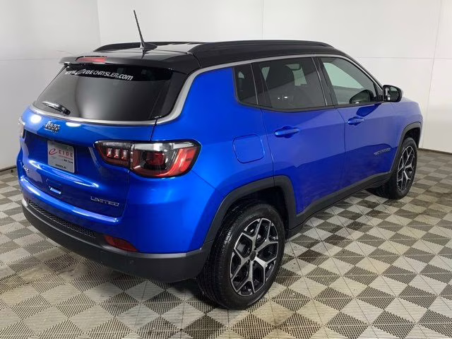 2026 Hydro Blue Pearlcoat Jeep Compass Limited 4X4 SUV