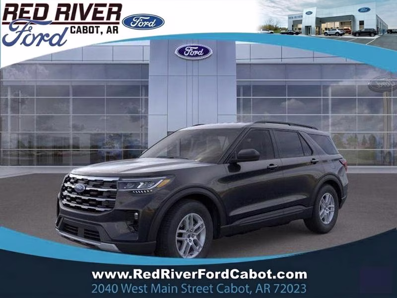 2026 Agate Black Metallic Ford Explorer Active w/200A Pkg RWD SUV