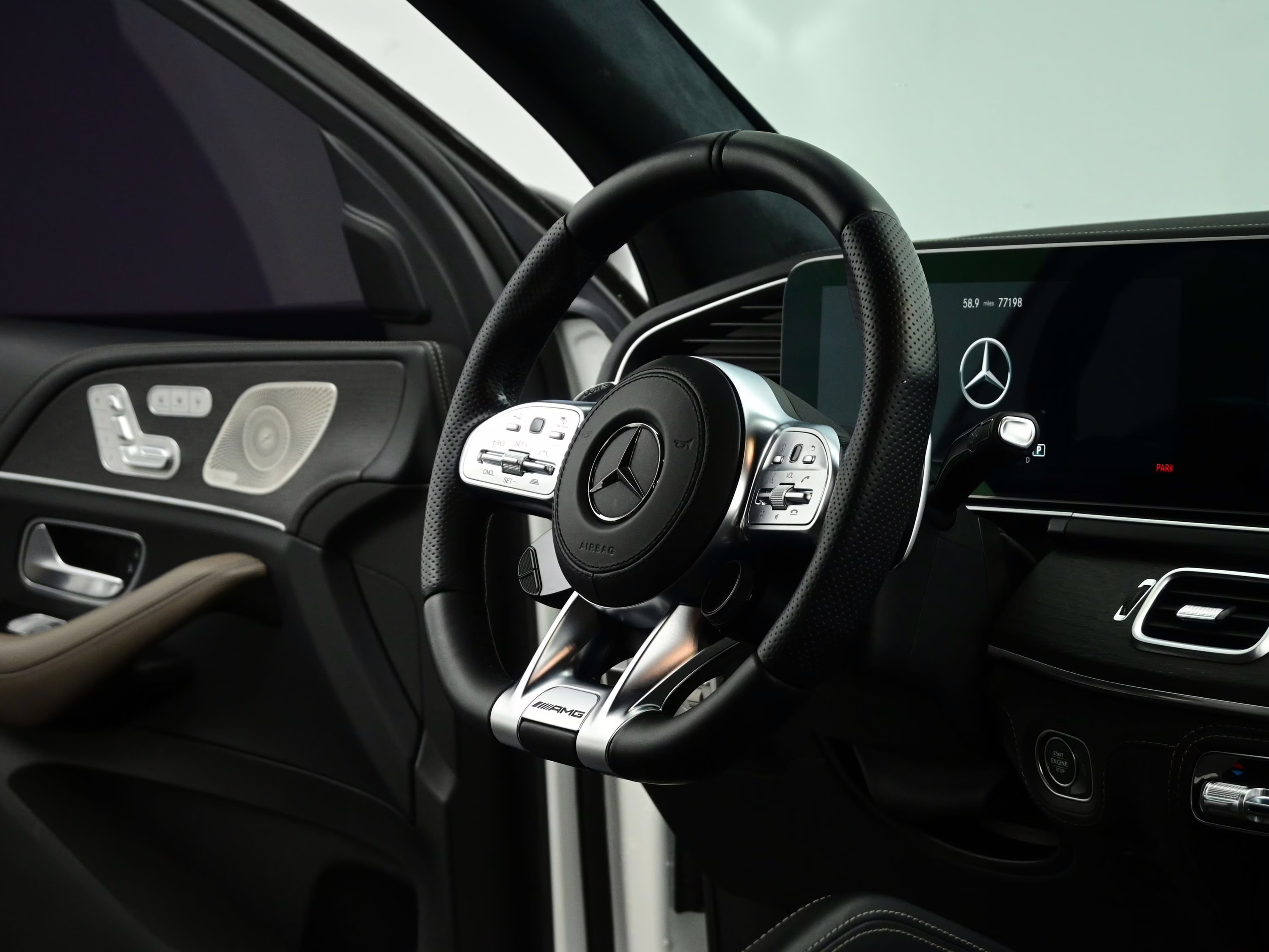 2021 White Mercedes-Benz GLS GLS 63 AMG AWD SUV