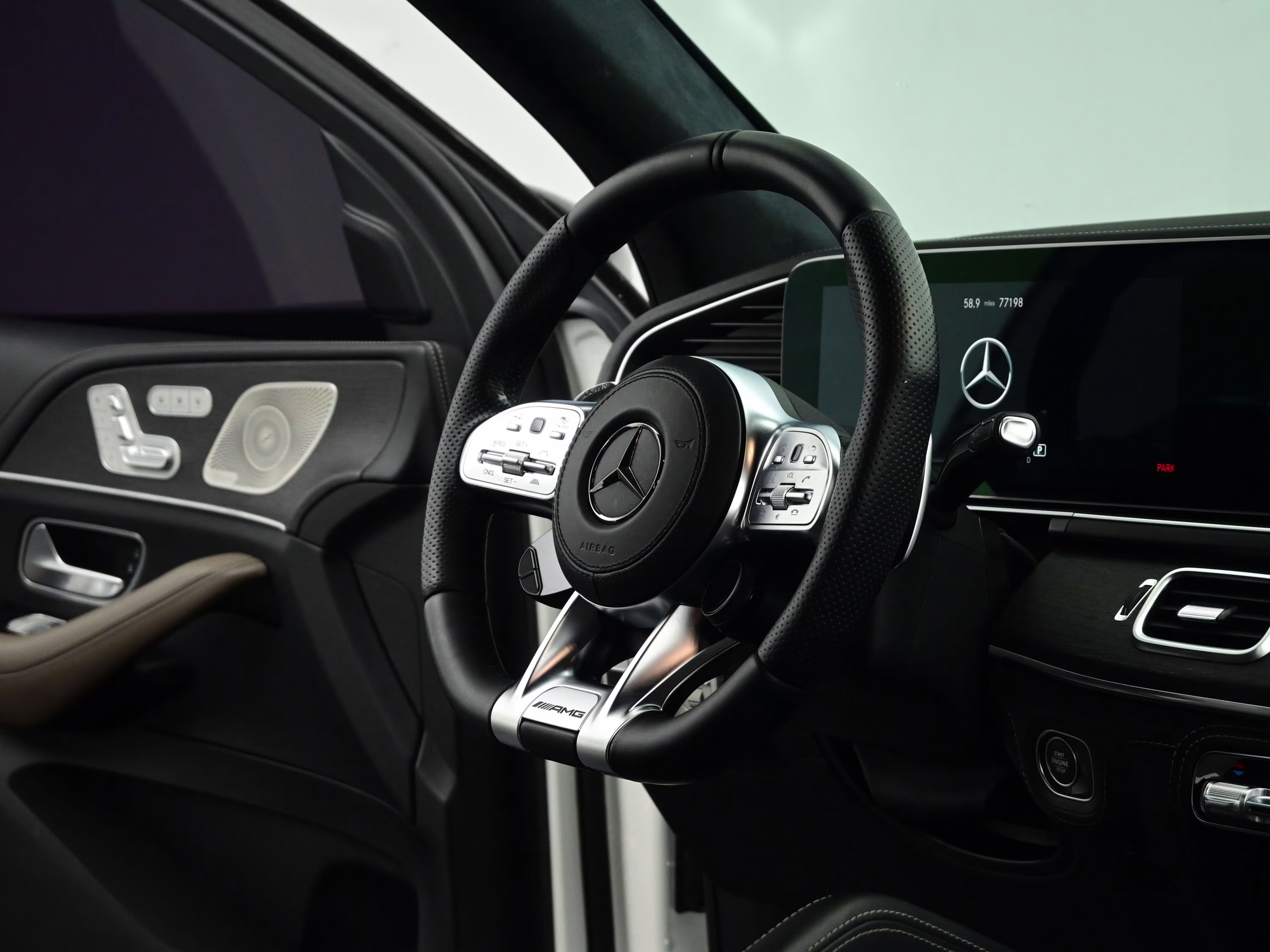 2021 White Mercedes-Benz GLS GLS 63 AMG AWD SUV