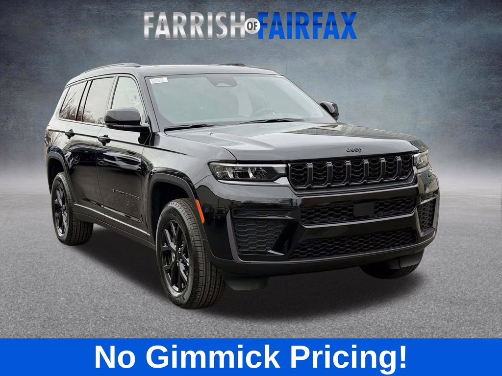 2026 Diamond Black Crystal Pearlcoat Jeep Grand Cherokee L Laredo 4X4 SUV