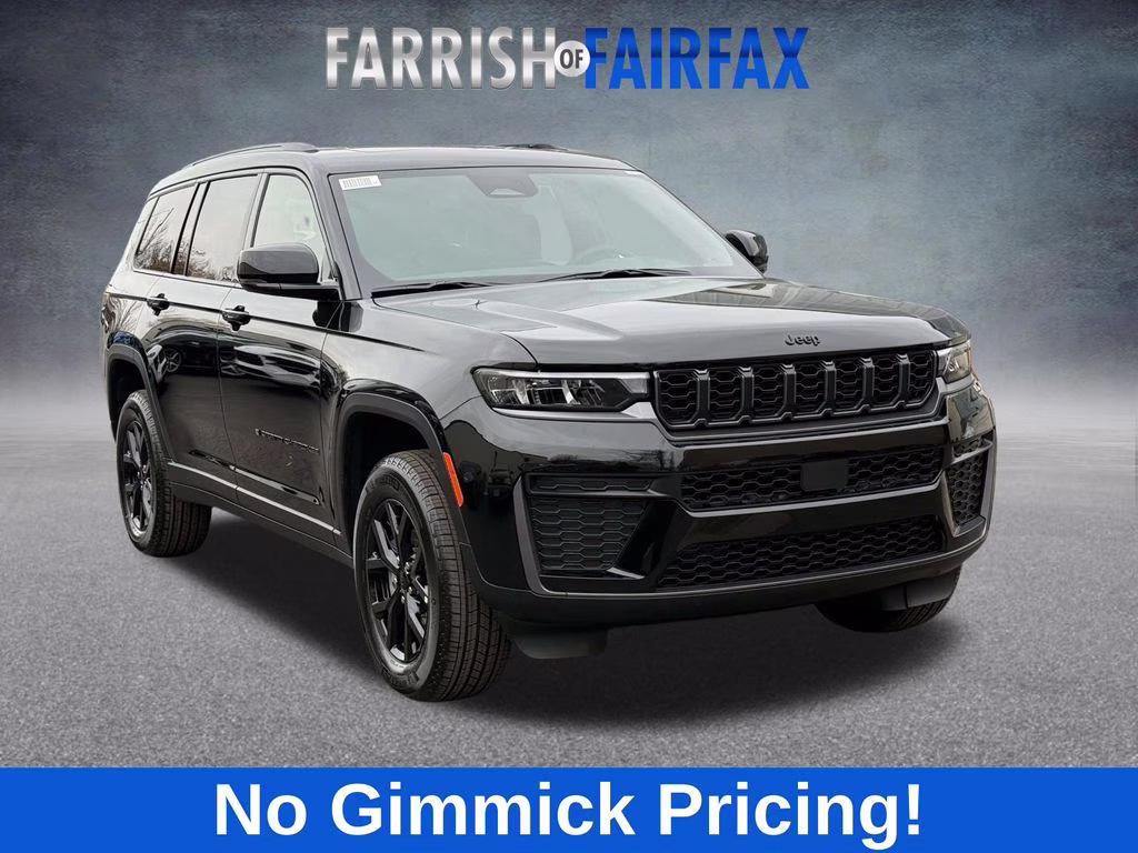 2026 Diamond Black Crystal Pearlcoat Jeep Grand Cherokee L Laredo 4X4 SUV