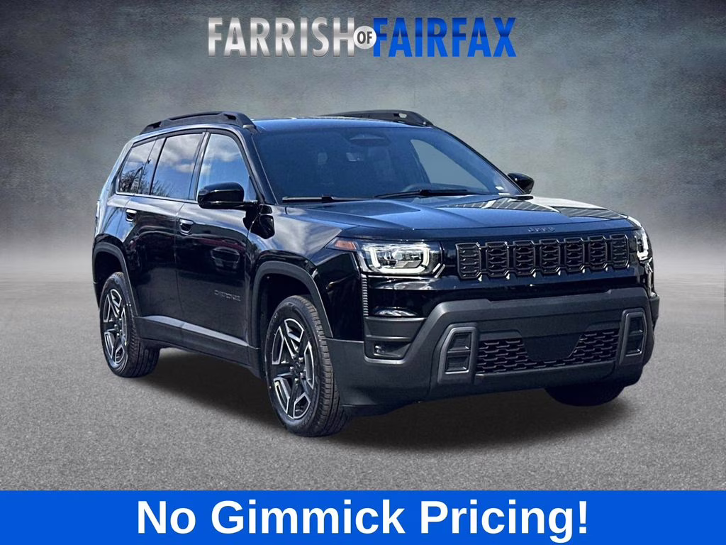 2026 Diamond Black Crystal Pearlcoat Jeep Cherokee Limited 4X4 SUV