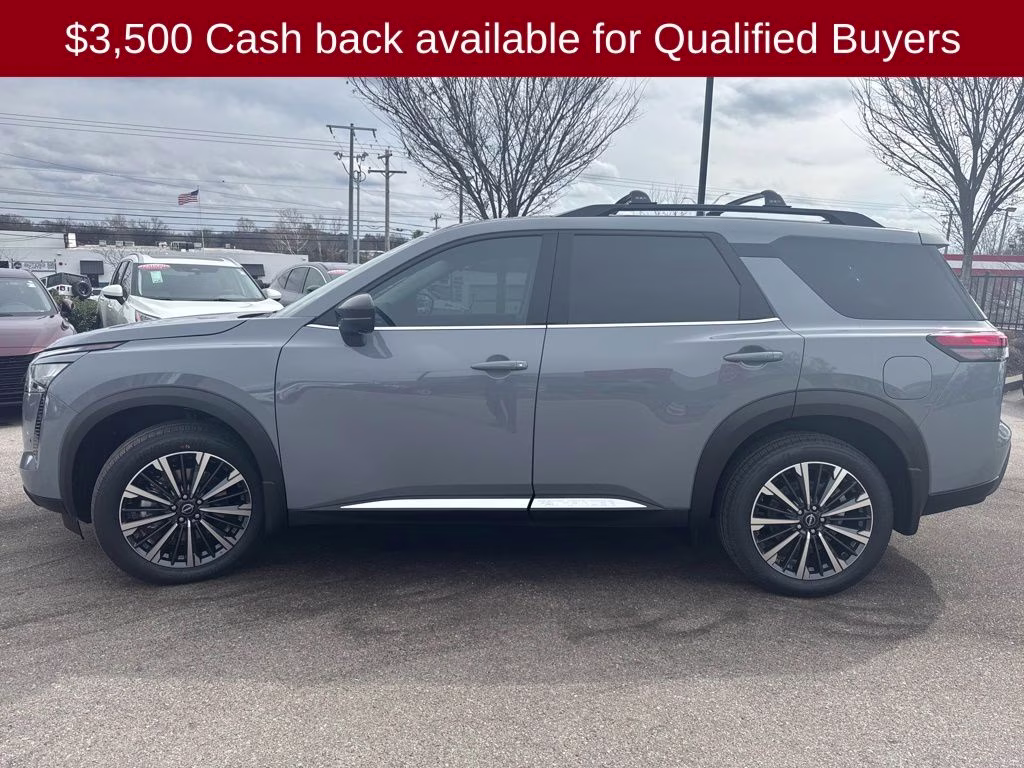 2026 Boulder Gray Pearl Nissan Pathfinder Platinum 4X4 SUV