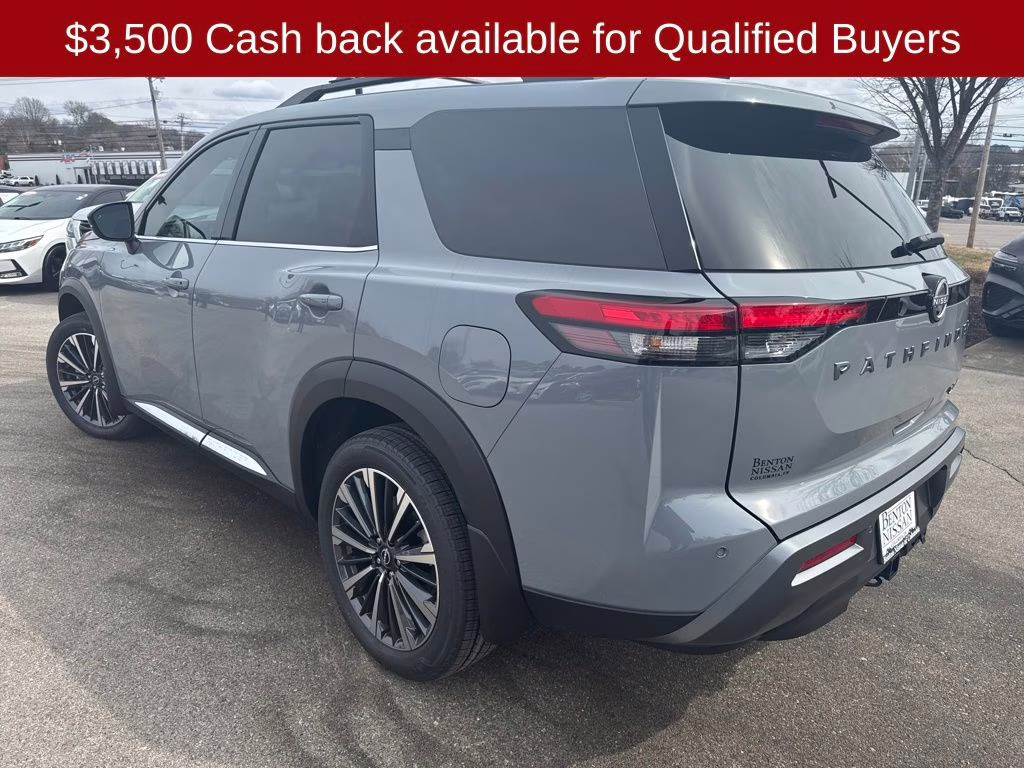 2026 Boulder Gray Pearl Nissan Pathfinder Platinum 4X4 SUV