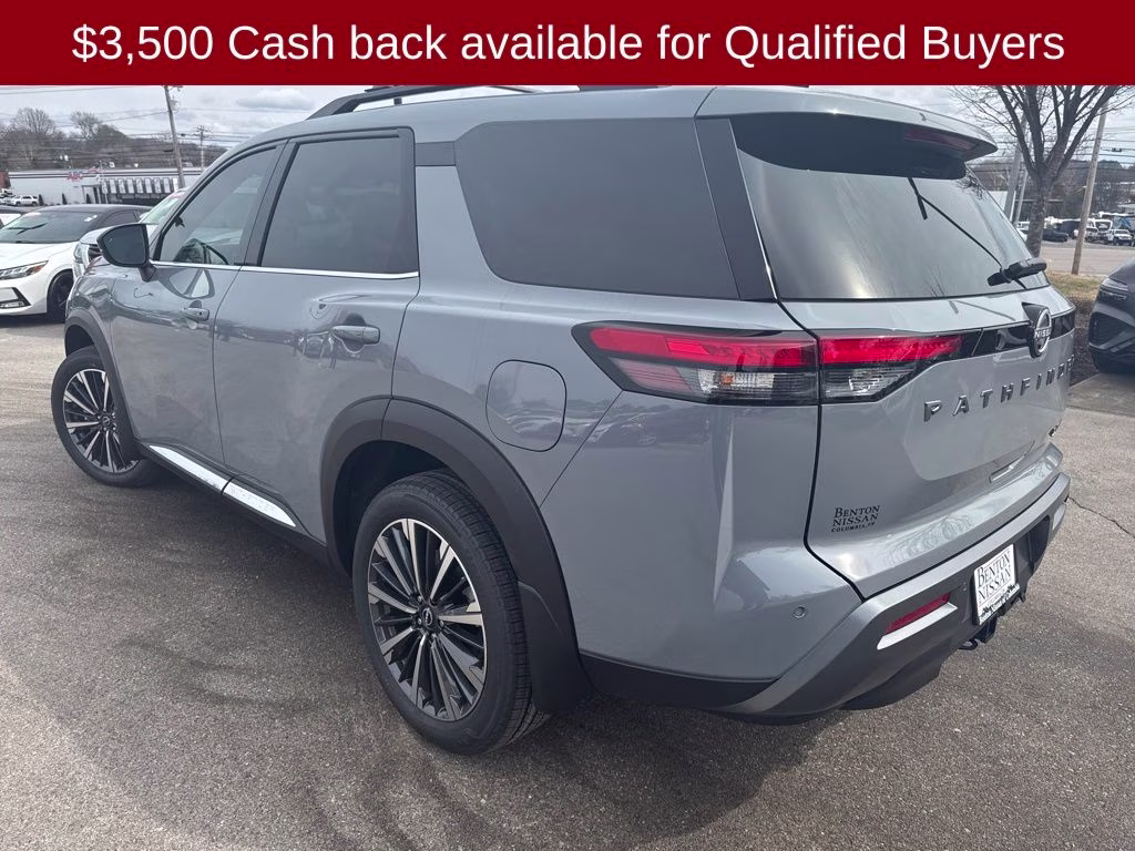 2026 Boulder Gray Pearl Nissan Pathfinder Platinum 4X4 SUV