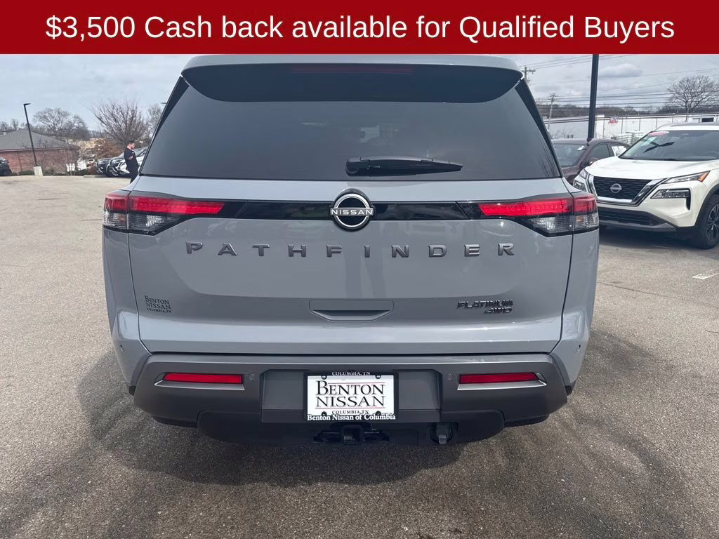 2026 Boulder Gray Pearl Nissan Pathfinder Platinum 4X4 SUV