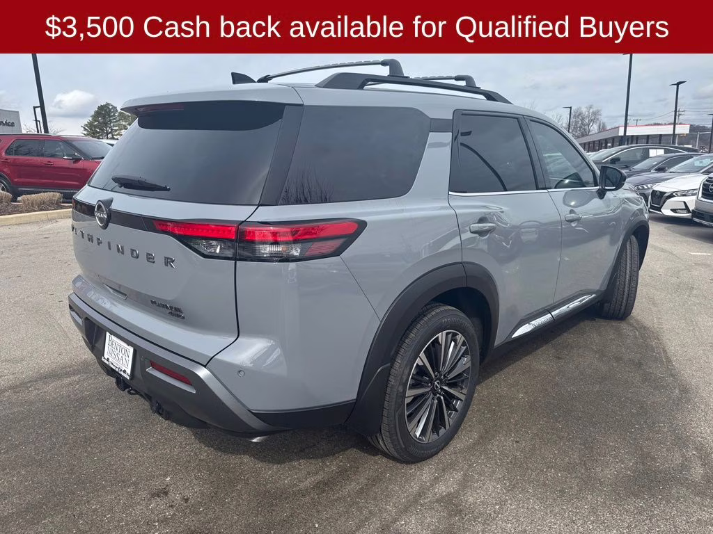 2026 Boulder Gray Pearl Nissan Pathfinder Platinum 4X4 SUV