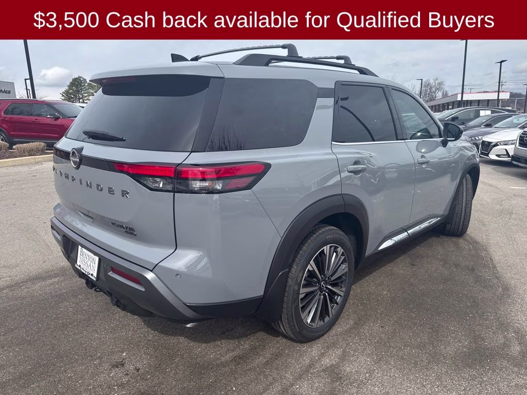 2026 Boulder Gray Pearl Nissan Pathfinder Platinum 4X4 SUV