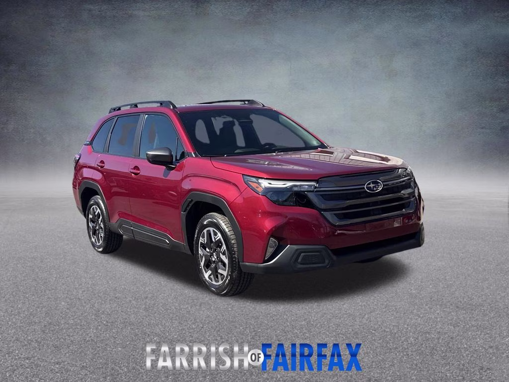 2026 Crimson Red Pearl Subaru Forester Premium AWD SUV