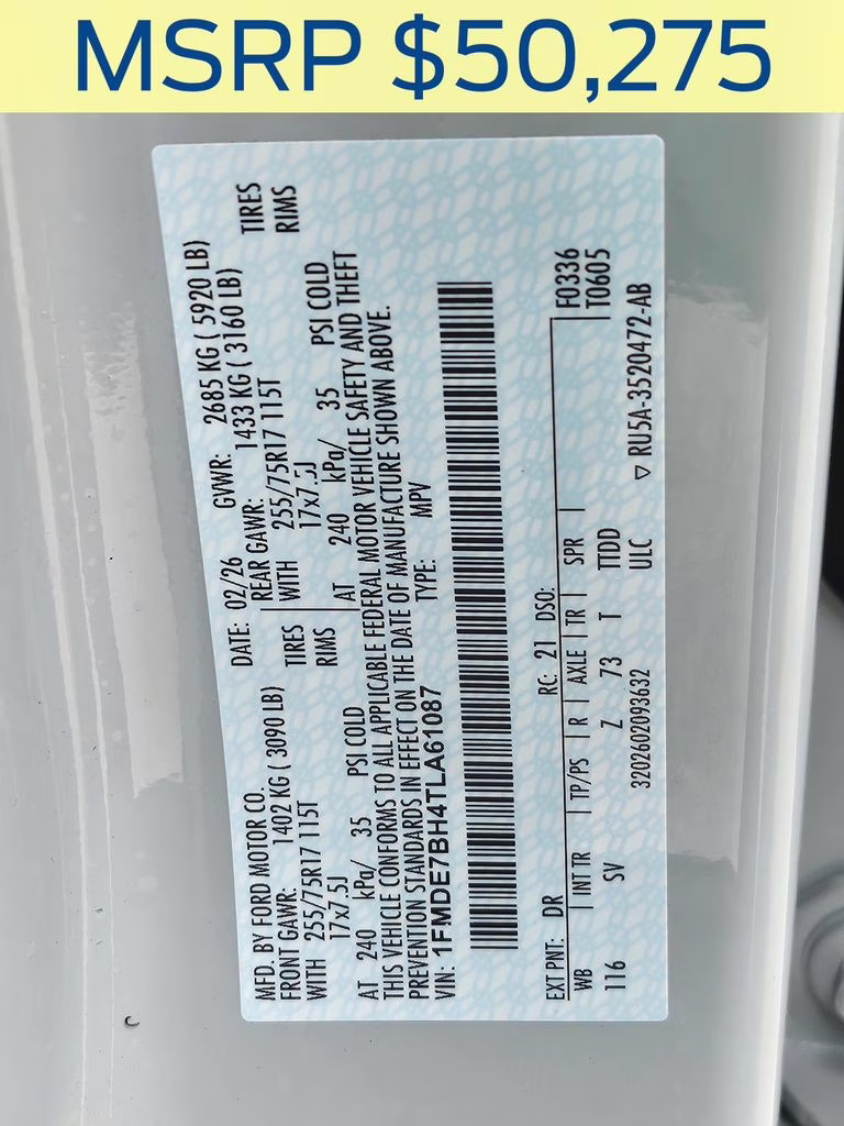 2026 Avalanche Gray Ford Bronco Big Bend 4X4 SUV