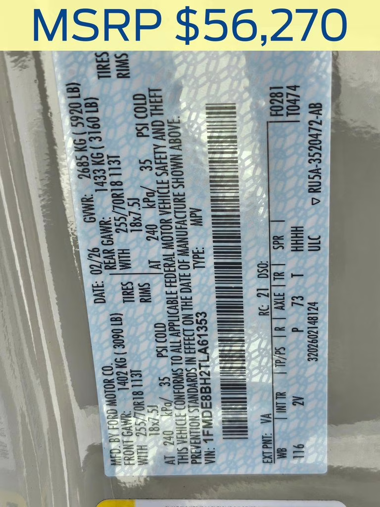 2026 Desert Sand Ford Bronco Outer Banks 4X4 SUV