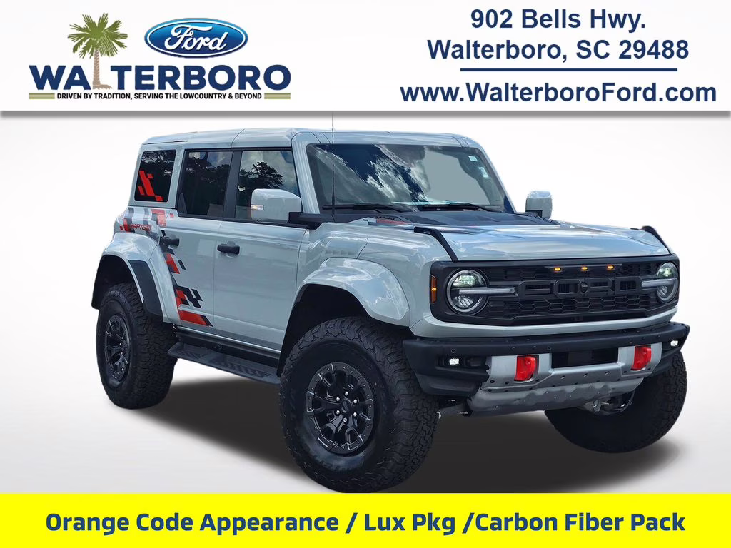 2026 Avalanche Gray Ford Bronco Raptor 4X4 SUV