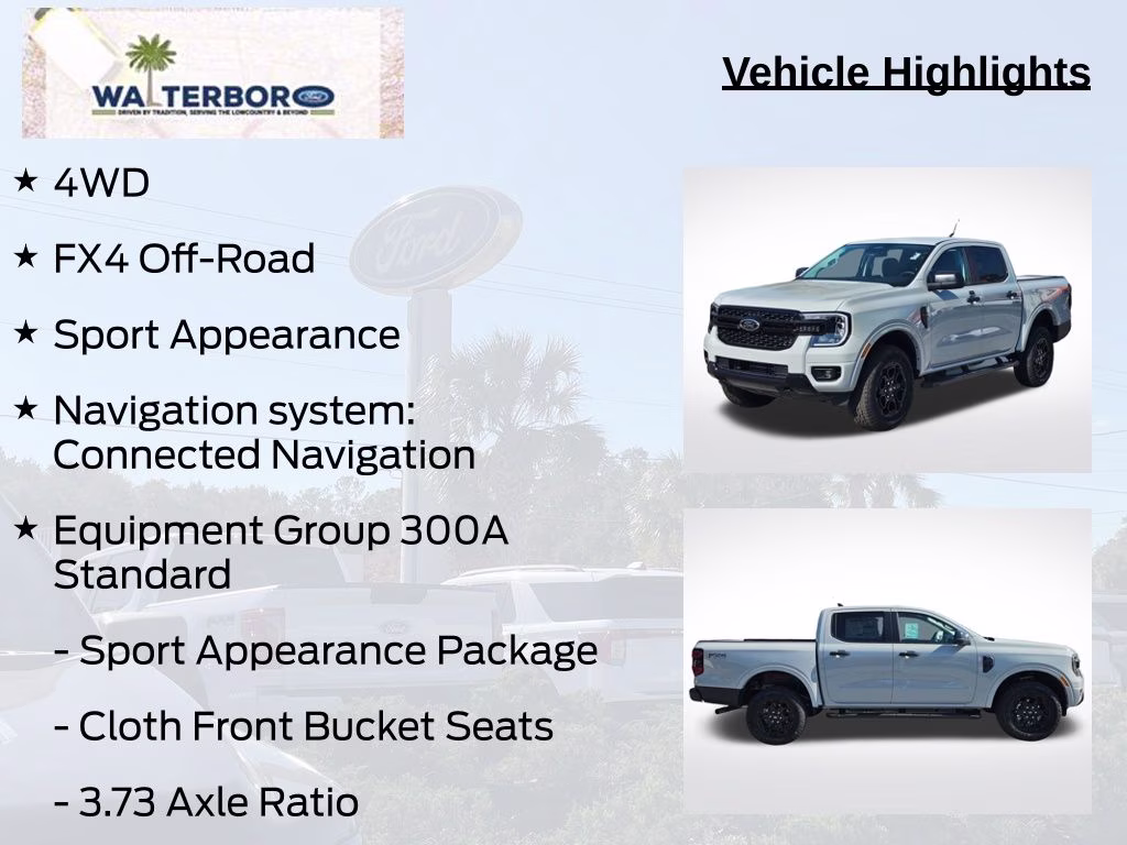 2026 Avalanche Ford Ranger XLT 4X4 Truck