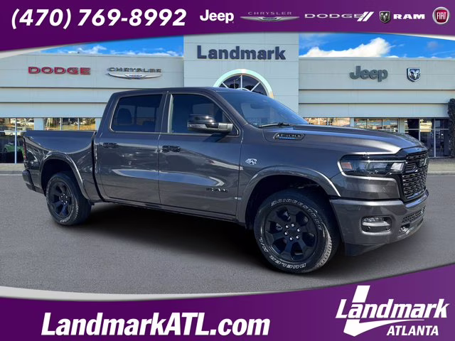 2026 Granite Crystal Metallic Clearcoat Ram 1500 Big Horn 4X4 Truck