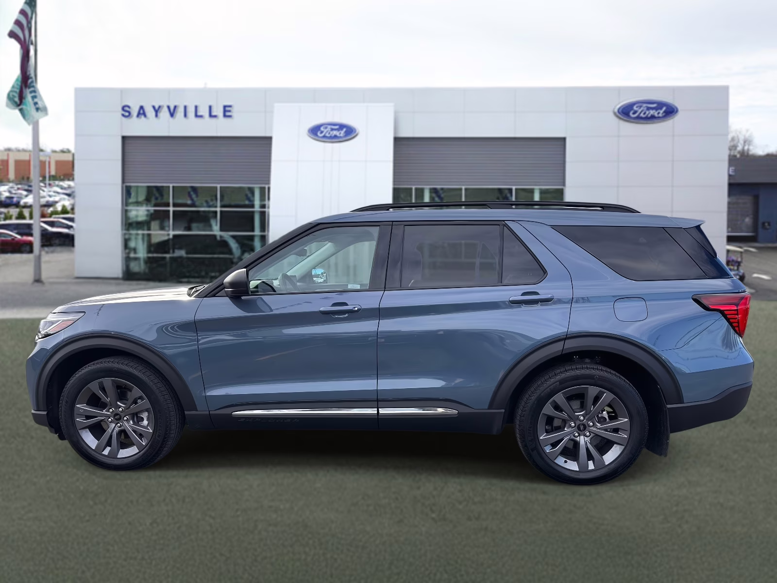 2025 Vapor Blue Metallic Ford Explorer Active 4WD 4X4 SUV
