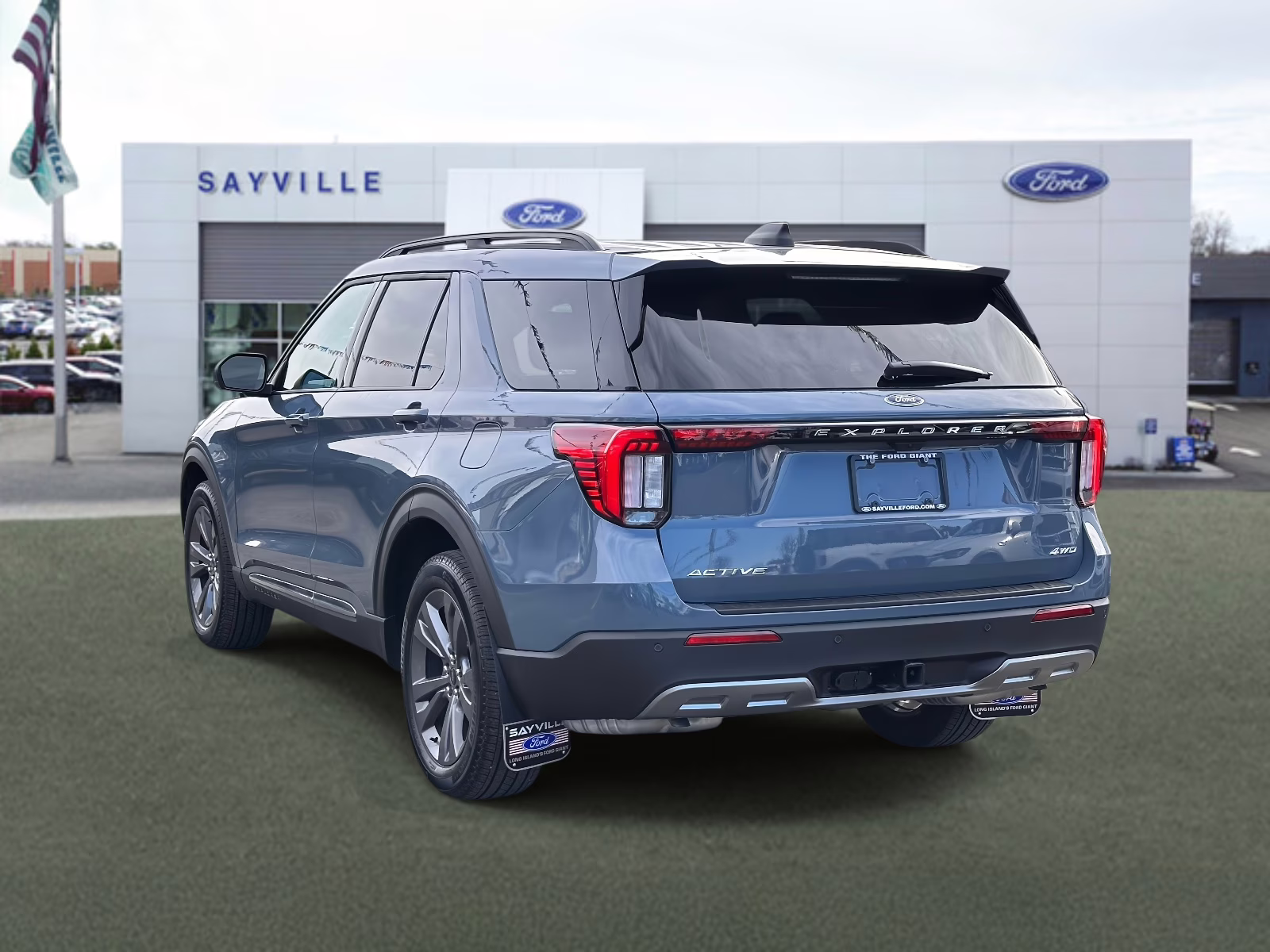 2025 Vapor Blue Metallic Ford Explorer Active 4WD 4X4 SUV
