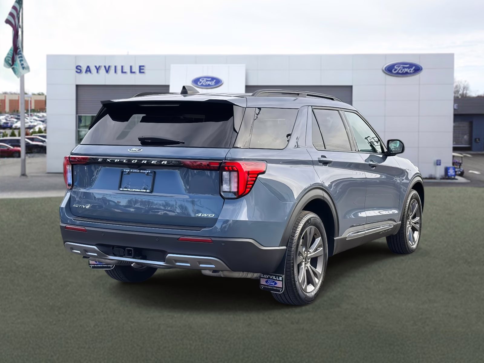 2025 Vapor Blue Metallic Ford Explorer Active 4WD 4X4 SUV