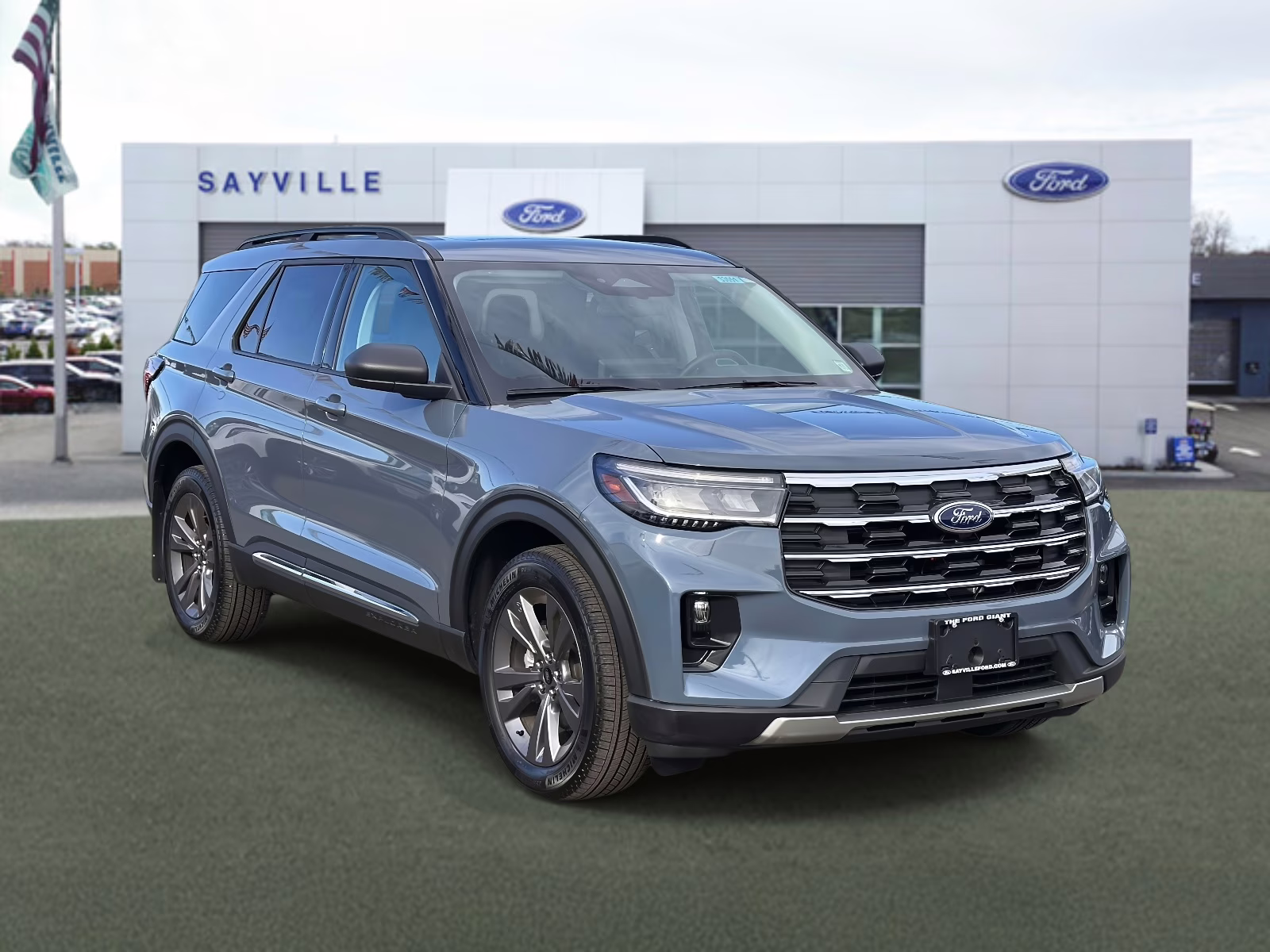 2025 Vapor Blue Metallic Ford Explorer Active 4WD 4X4 SUV