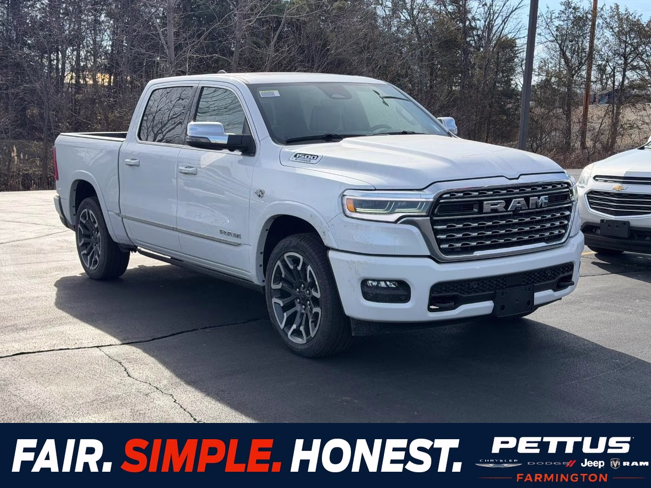 2026 Ivory White Tri-Coat Pearlcoat Ram 1500 Limited 4X4 Truck