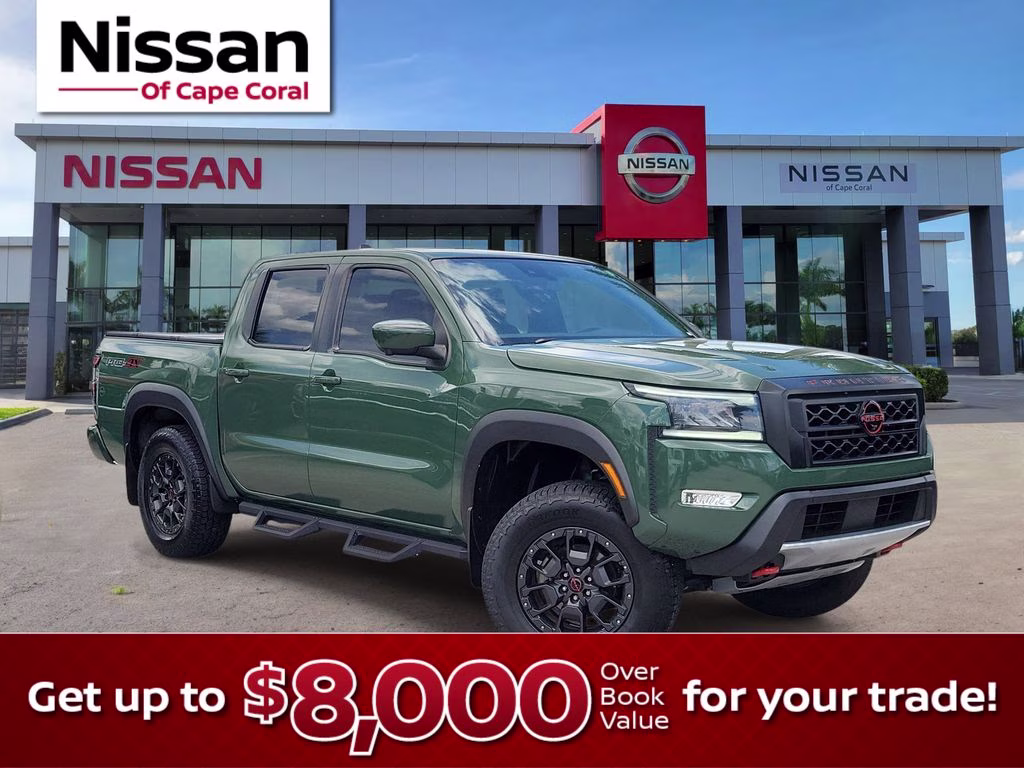 2024 Tactical Green Metallic Nissan Frontier PRO-4X 4X4 Truck