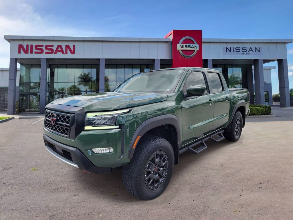 2024 Tactical Green Metallic Nissan Frontier PRO-4X 4X4 Truck