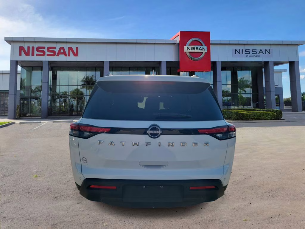 2025 Glacier White Nissan Pathfinder SV FWD SUV