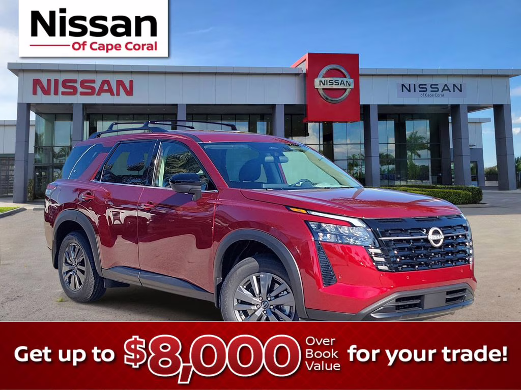 2026 Scarlet Nissan Pathfinder SV FWD SUV