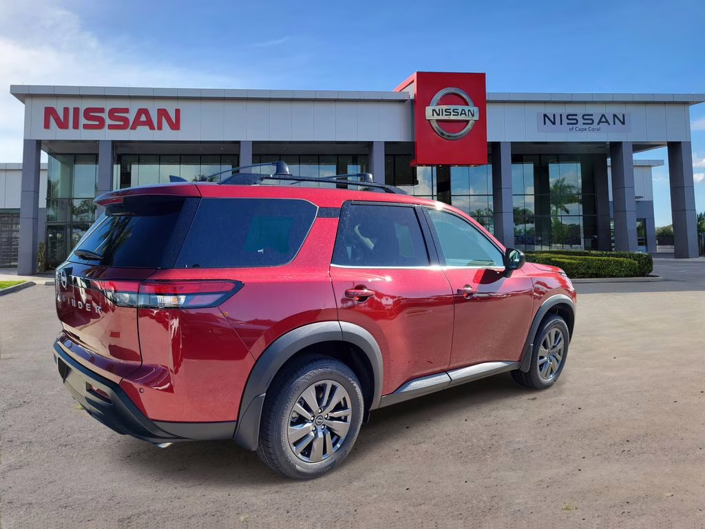 2026 Scarlet Nissan Pathfinder SV FWD SUV