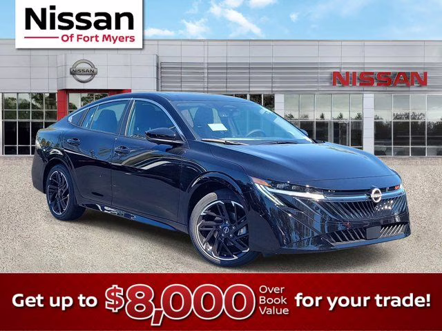 2026 Super Black Nissan Sentra SR FWD Sedan