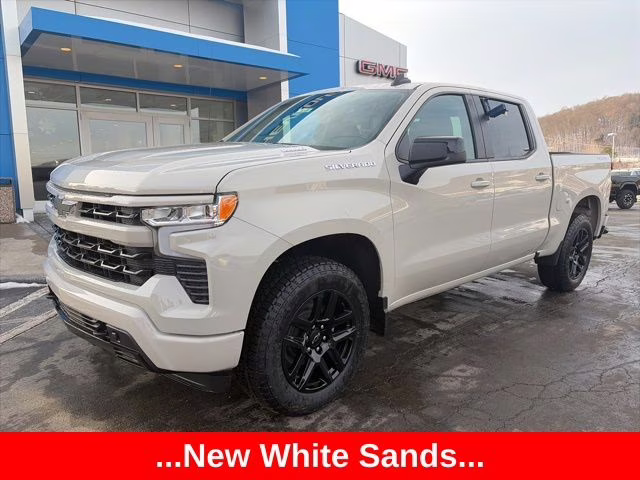 2026 White Sands Chevrolet Silverado 1500 RST 4X4 Truck
