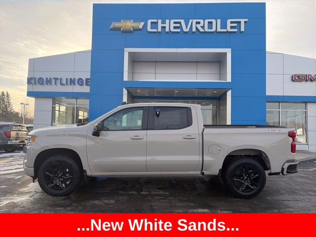 2026 White Sands Chevrolet Silverado 1500 RST 4X4 Truck