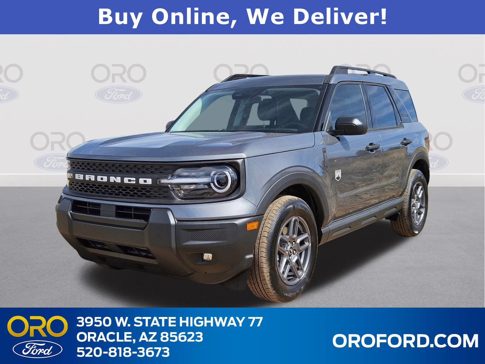 2026 Gray Ford Bronco Sport Big Bend 4X4 SUV