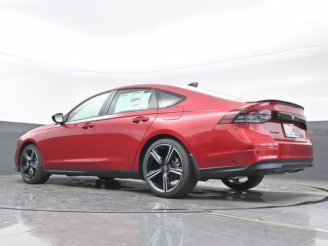 2026 Radiant Red Metallic Honda Accord Hybrid Sport FWD Sedan