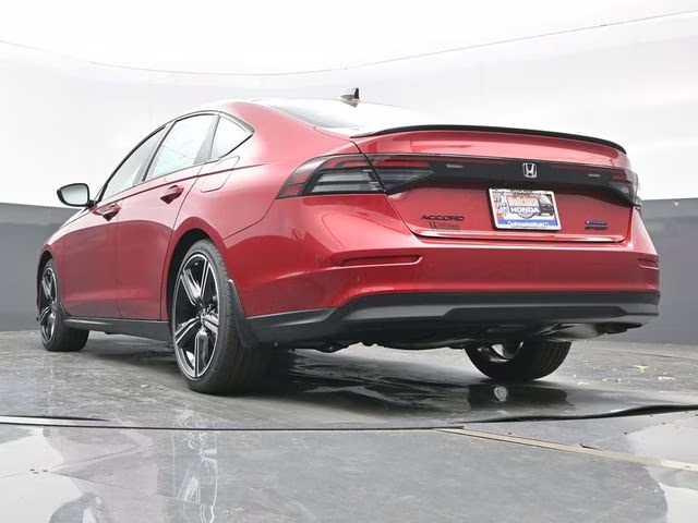 2026 Radiant Red Metallic Honda Accord Hybrid Sport FWD Sedan