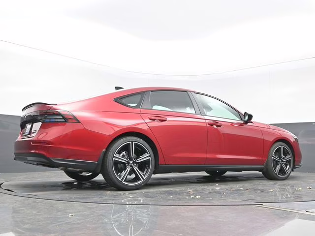 2026 Radiant Red Metallic Honda Accord Hybrid Sport FWD Sedan