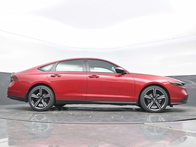 2026 Radiant Red Metallic Honda Accord Hybrid Sport FWD Sedan