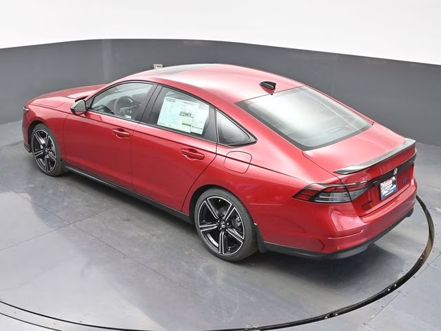 2026 Radiant Red Metallic Honda Accord Hybrid Sport FWD Sedan