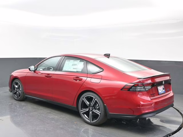 2026 Radiant Red Metallic Honda Accord Hybrid Sport FWD Sedan