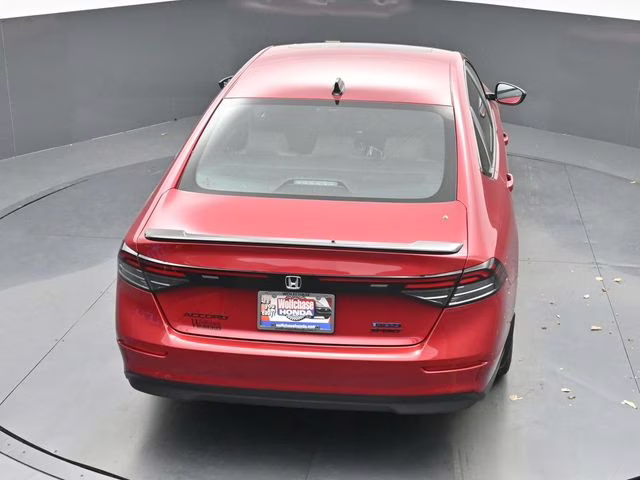2026 Radiant Red Metallic Honda Accord Hybrid Sport FWD Sedan