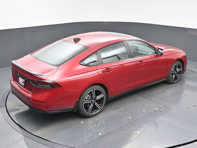 2026 Radiant Red Metallic Honda Accord Hybrid Sport FWD Sedan